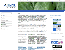 Tablet Screenshot of kemper-system.com